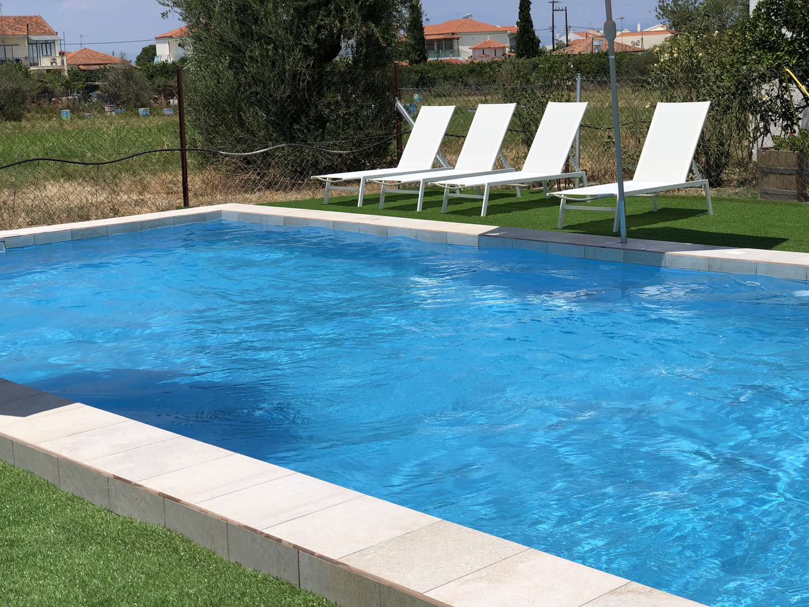 holiday home first time pool use